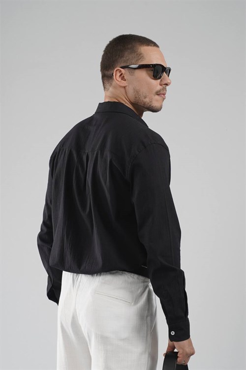 Wholesale Mens Black Shirt
