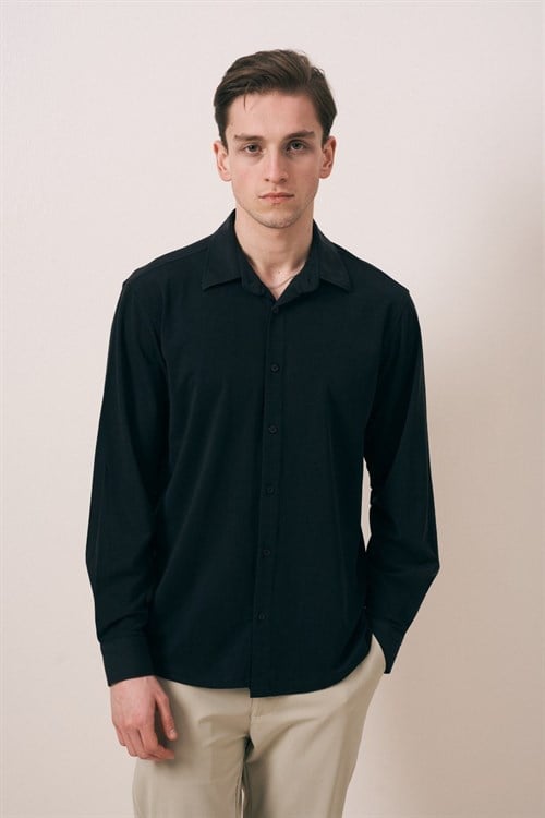 Wholesale Mens Black Shirt