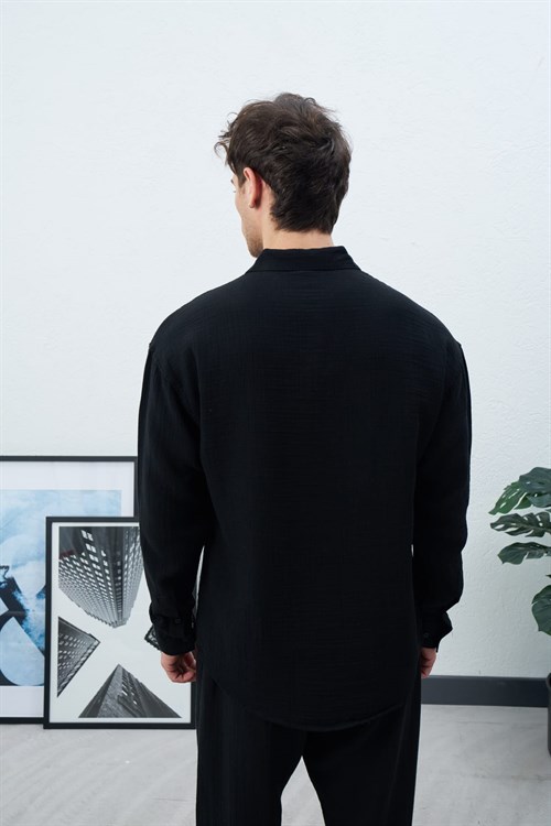 Wholesale Mens Black Shirt