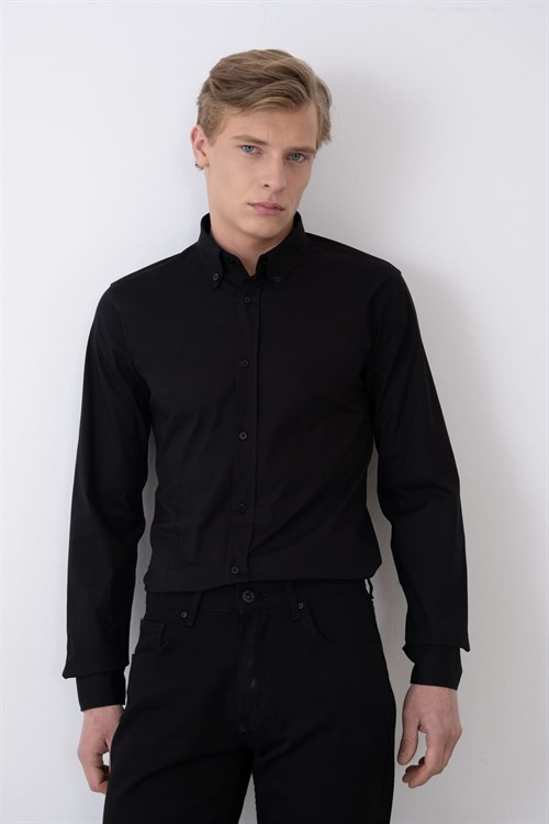 Wholesale Mens Black Shirt