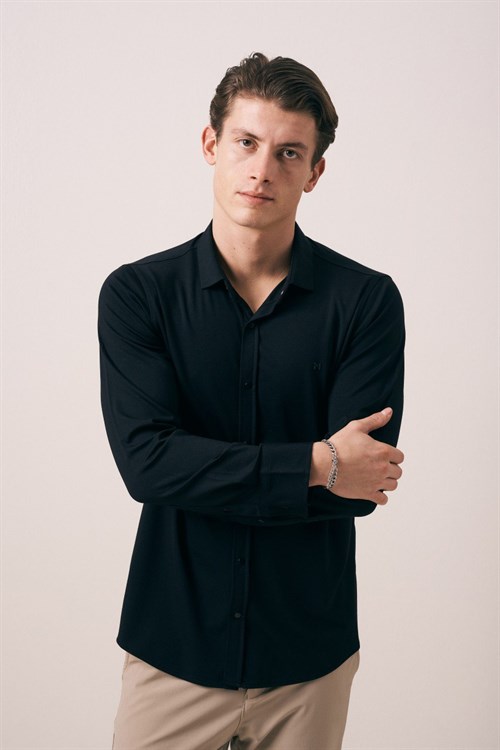 Wholesale Mens Black Shirt