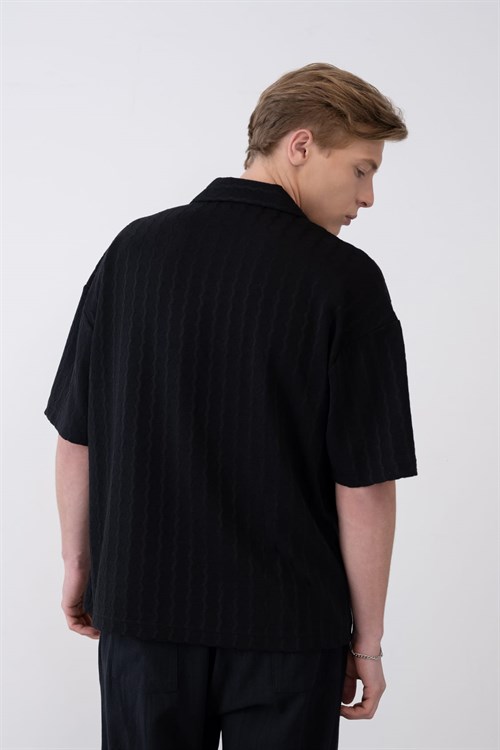Wholesale Mens Black Shirt