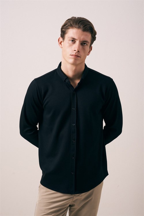 Wholesale Mens Black Shirt