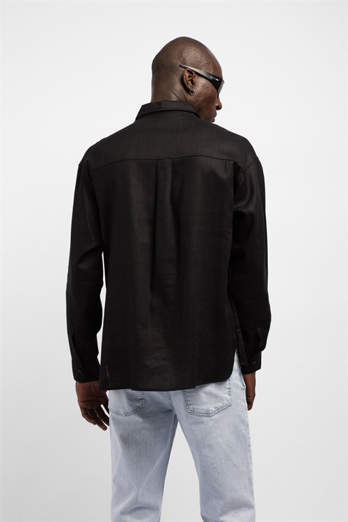 Wholesale Mens Black Shirt