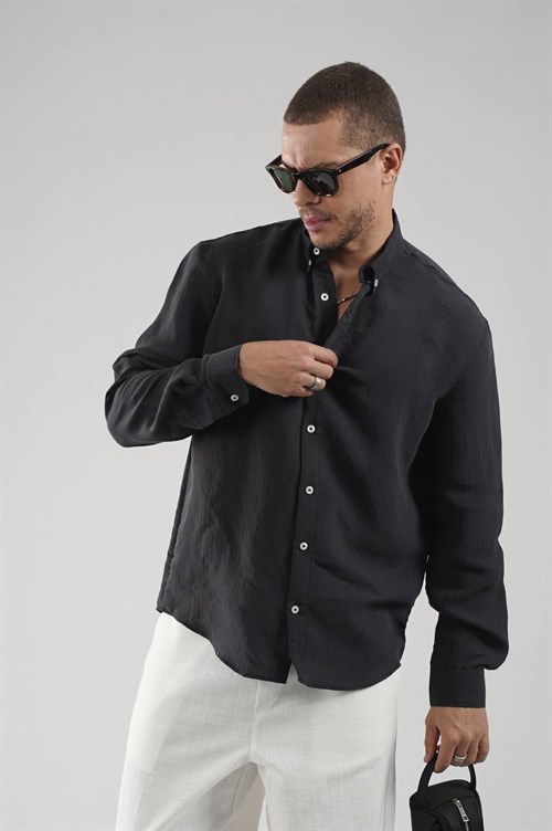 Wholesale Mens Black Shirt