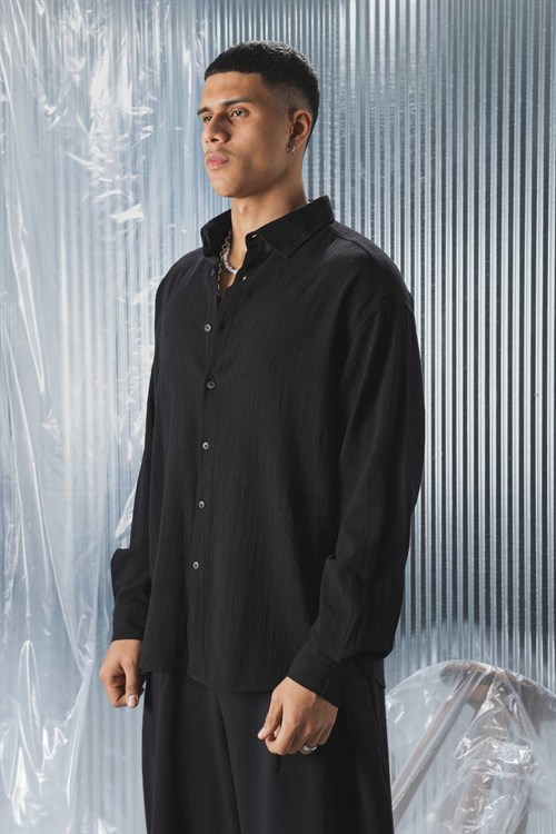 Wholesale Mens Black Shirt
