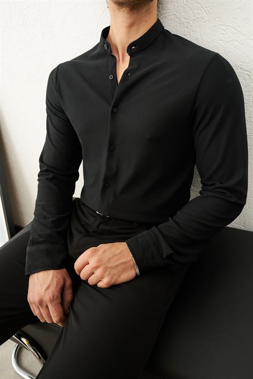 Wholesale Mens Black Shirt