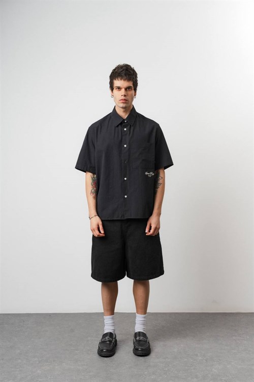 Wholesale Mens Black Shirt