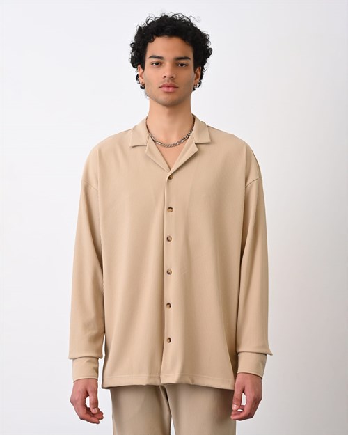 Wholesale Mens Beige Shirt
