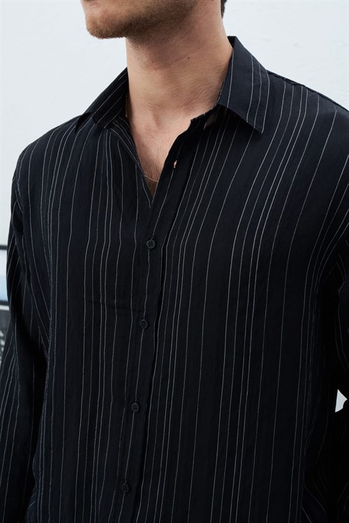 Wholesale Mens Black Shirt