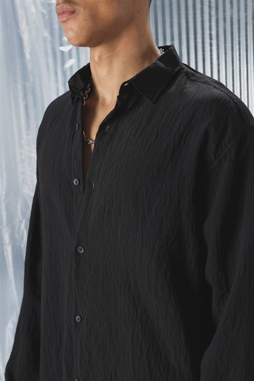 Wholesale Mens Black Shirt