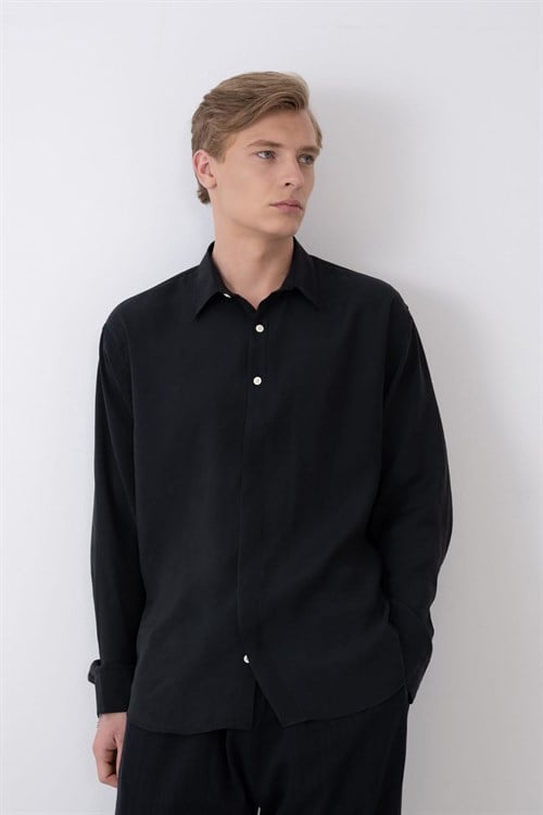Wholesale Mens Black Shirt