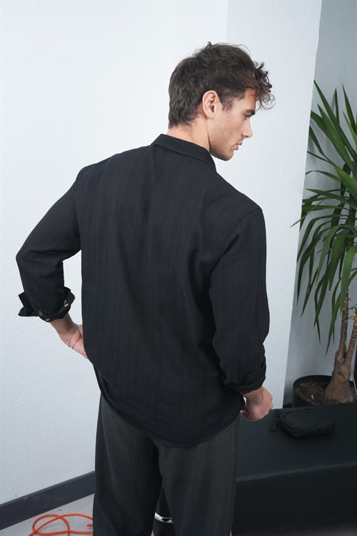 Wholesale Mens Black Shirt