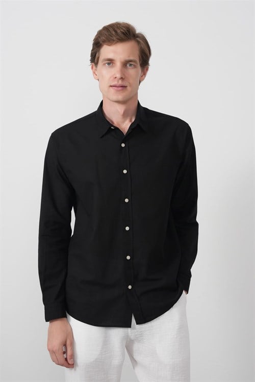 Wholesale Mens Black Shirt