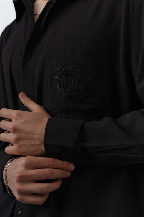 Wholesale Mens Black Shirt