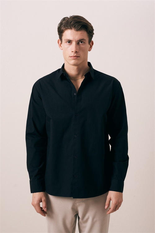 Wholesale Mens Black Shirt