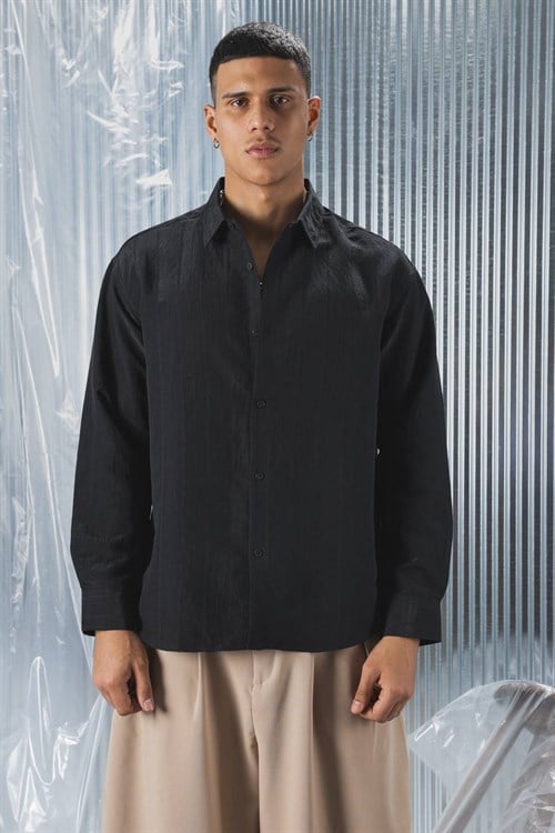 Wholesale Mens Black Shirt