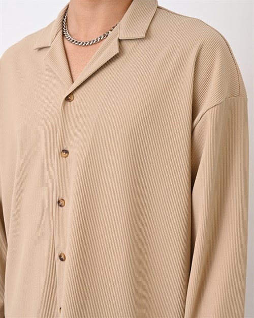 Wholesale Mens Beige Shirt