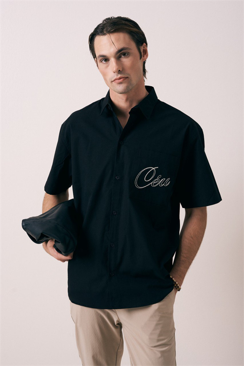 Wholesale Mens Black Shirt