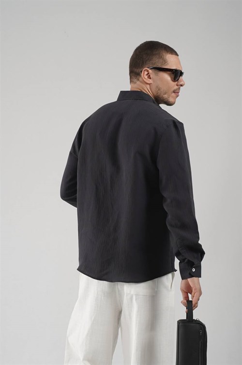 Wholesale Mens Black Shirt