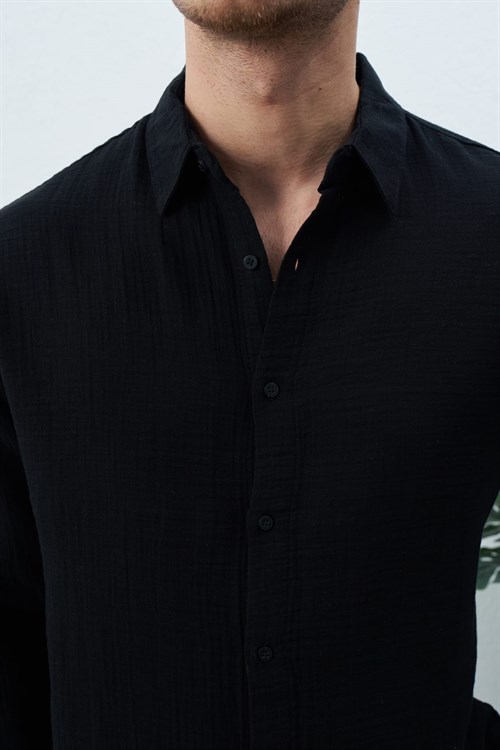 Wholesale Mens Black Shirt