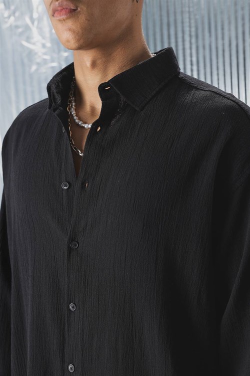 Wholesale Mens Black Shirt