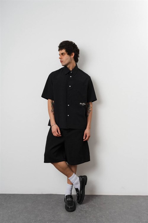 Wholesale Mens Black Shirt