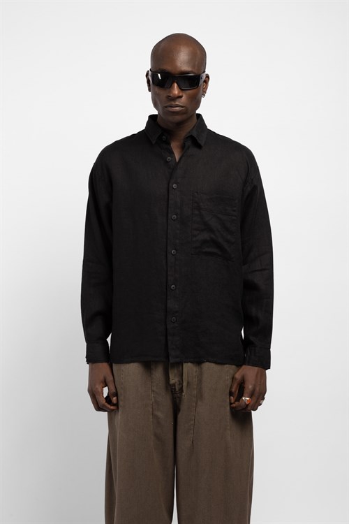 Wholesale Mens Black Shirt