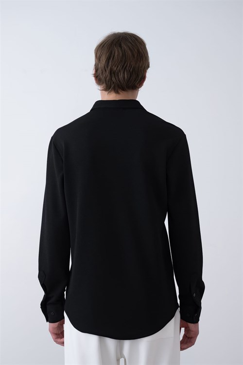 Wholesale Mens Black Shirt
