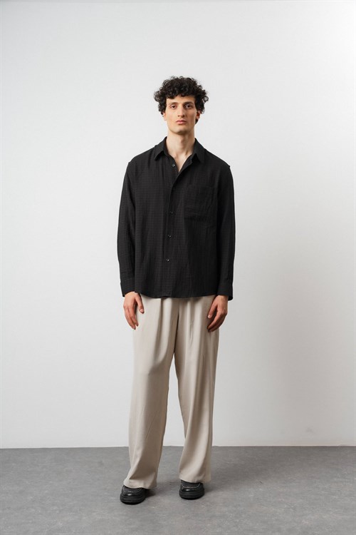 Wholesale Mens Black Shirt