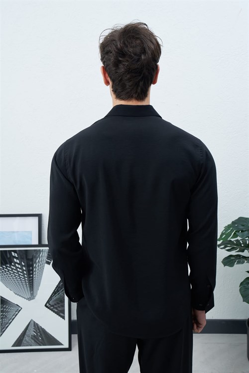 Wholesale Mens Black Shirt