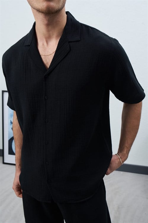 Wholesale Mens Black Shirt