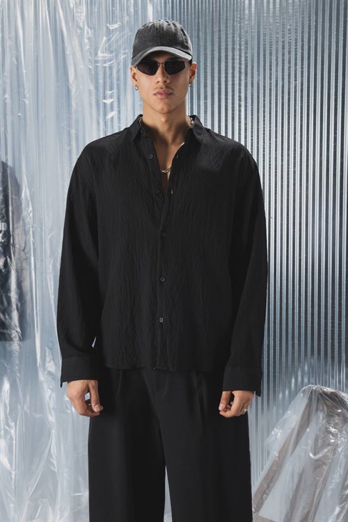 Wholesale Mens Black Shirt