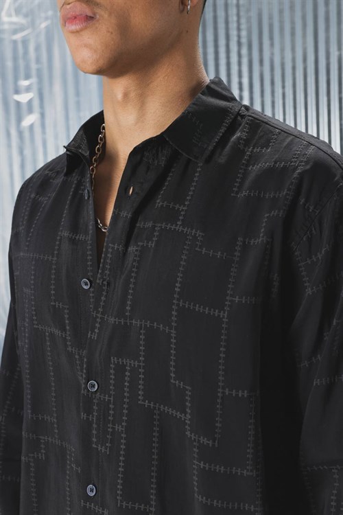 Wholesale Mens Black Shirt