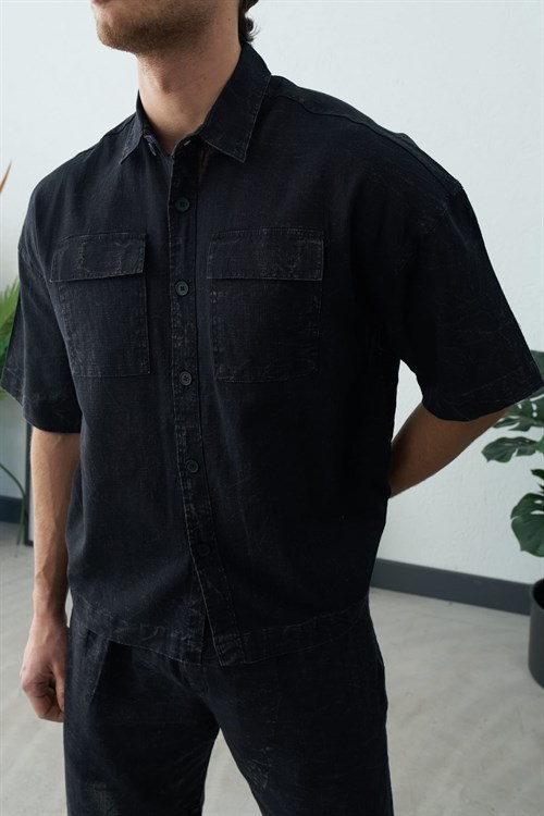 Wholesale Mens Black Shirt
