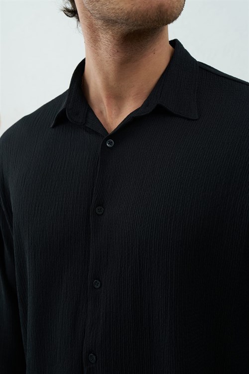 Wholesale Mens Black Shirt