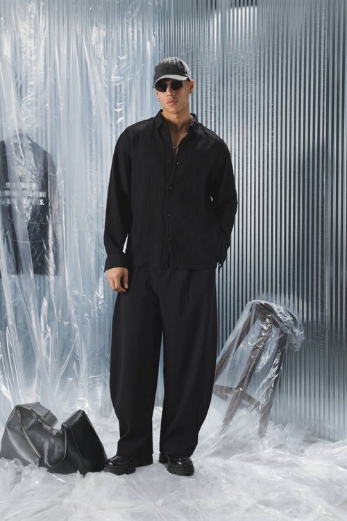 Wholesale Mens Black Shirt