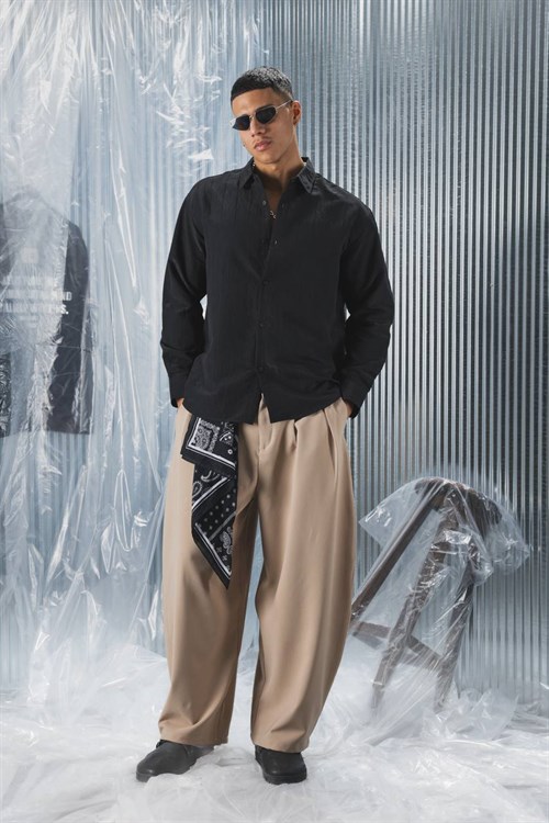 Wholesale Mens Black Shirt