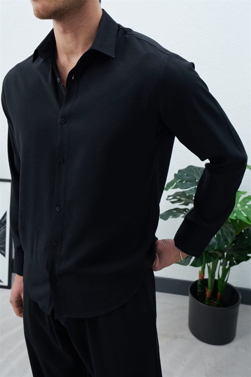 Wholesale Mens Black Shirt