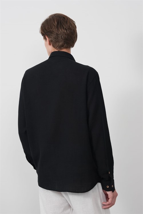 Wholesale Mens Black Shirt