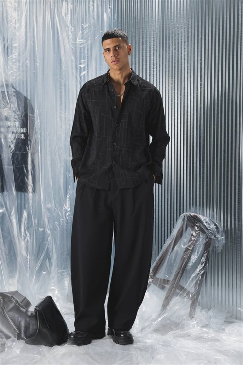 Wholesale Mens Black Shirt