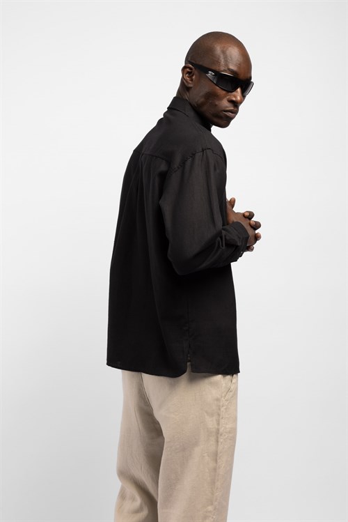 Wholesale Mens Black Shirt