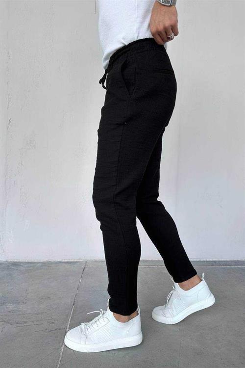 Wholesale Mens Black Slim Fit Pants