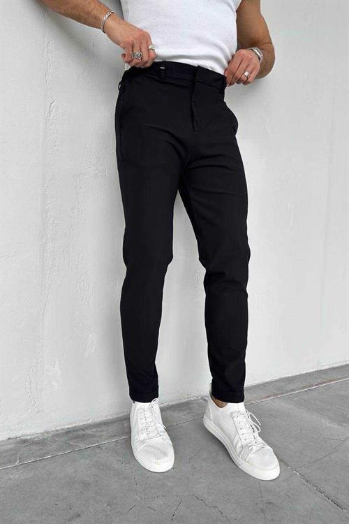 Wholesale Mens Black Slim Fit Pants