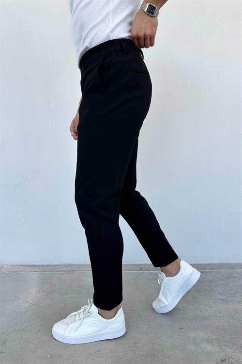 Wholesale Mens Black Slim Fit Pants
