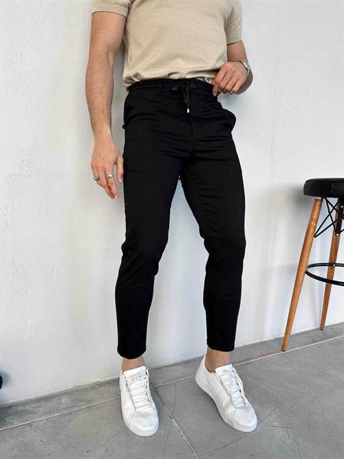 Wholesale Mens Black Slim Fit Pants