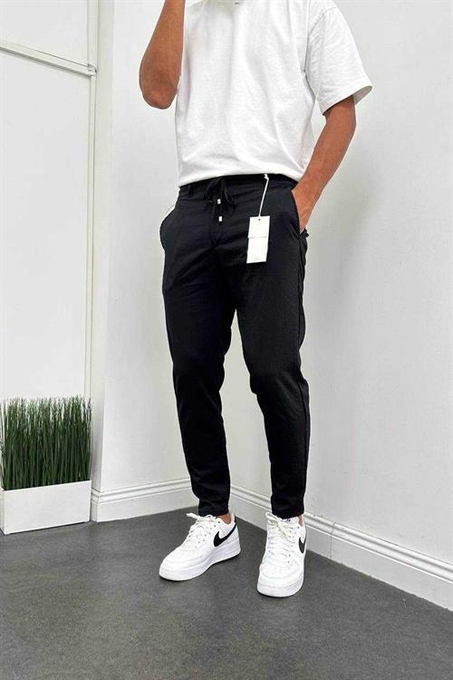 Wholesale Mens Black Slim Fit Pants