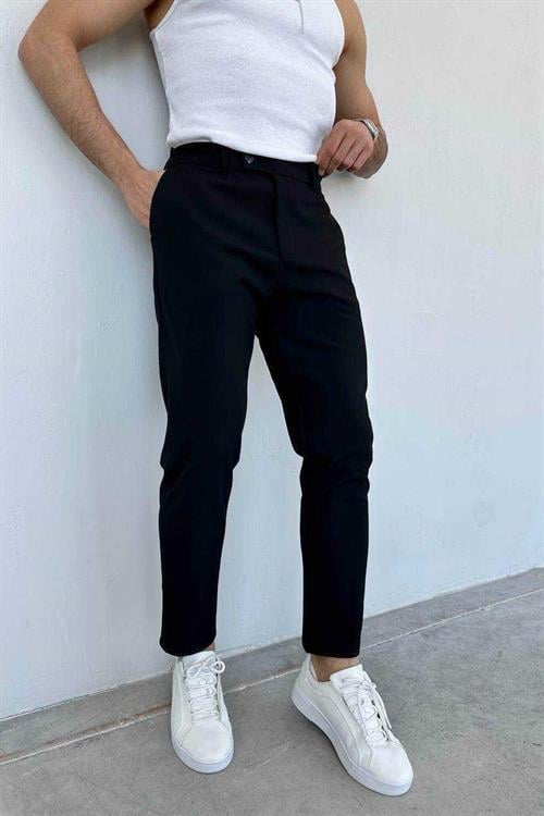 Wholesale Mens Black Slim Fit Pants