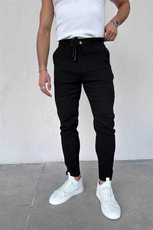 Wholesale Mens Black Slim Fit Pants