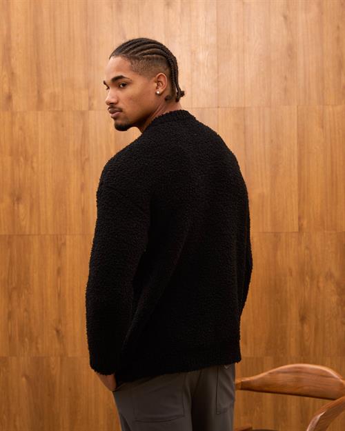 Wholesale Mens Black Sweater